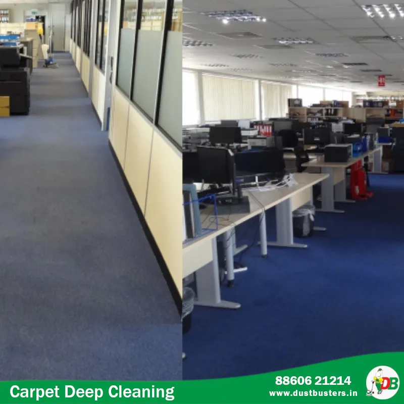 Carpet Deep Cleaning Services for halls by DustBusters in Gurgaon, Delhi, Noida