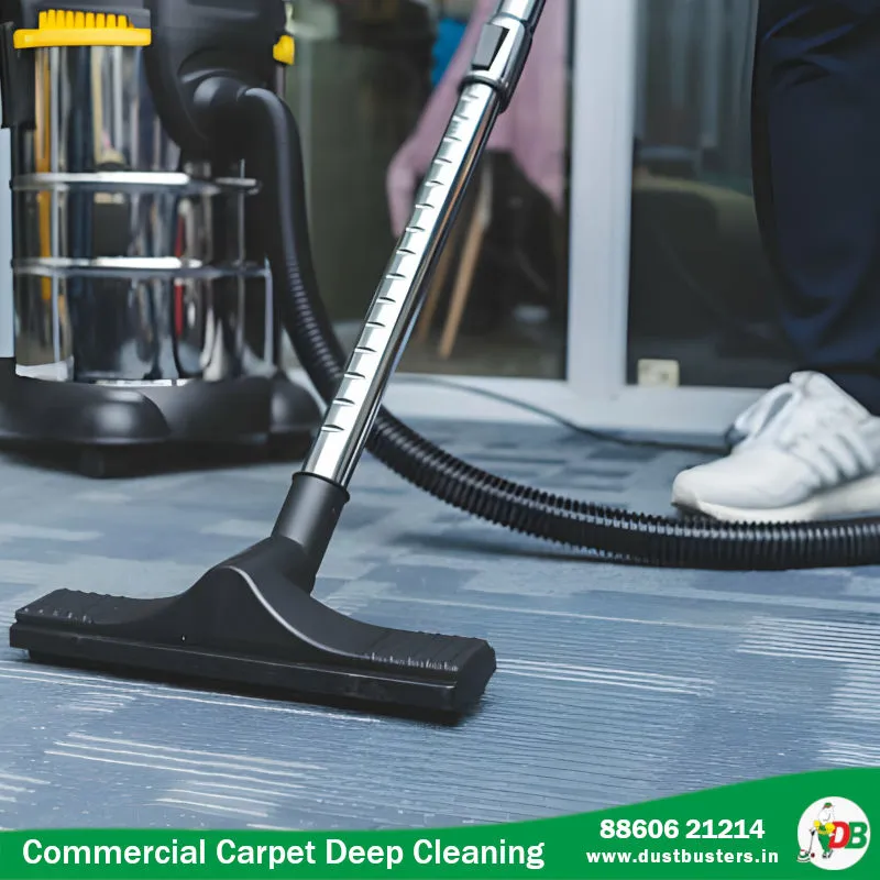 Carpet Deep Cleaning Services for homes by DustBusters in Gurgaon, Delhi, Noida