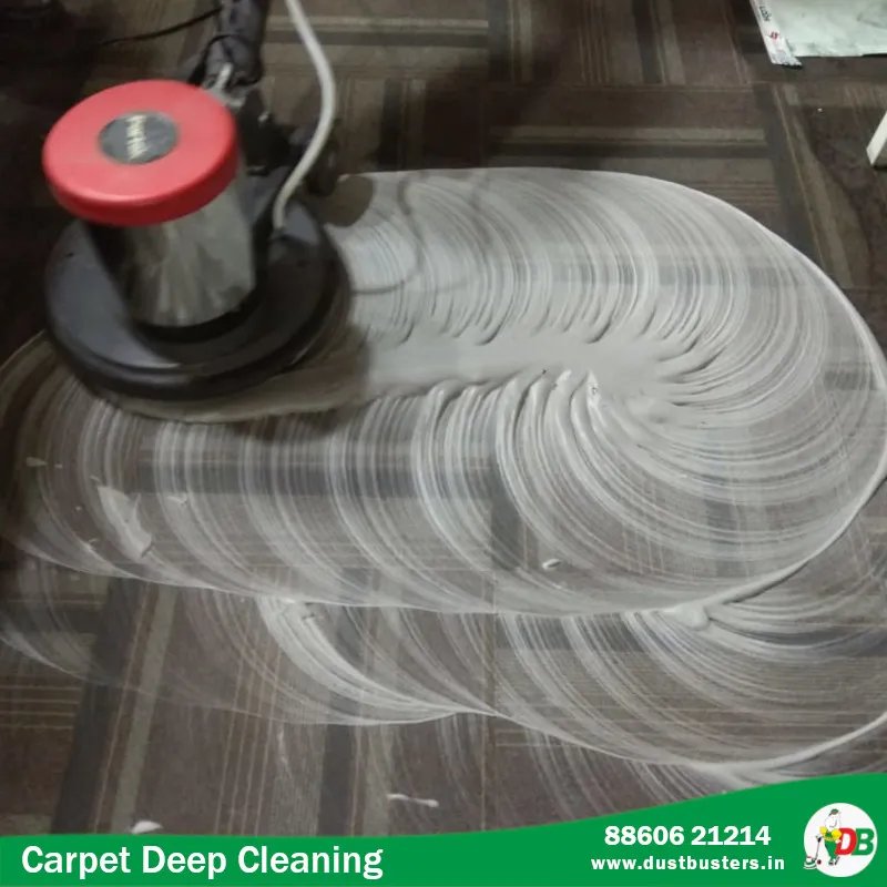 Carpet Deep Cleaning Services for hotels by DustBusters in Gurgaon, Delhi, Noida