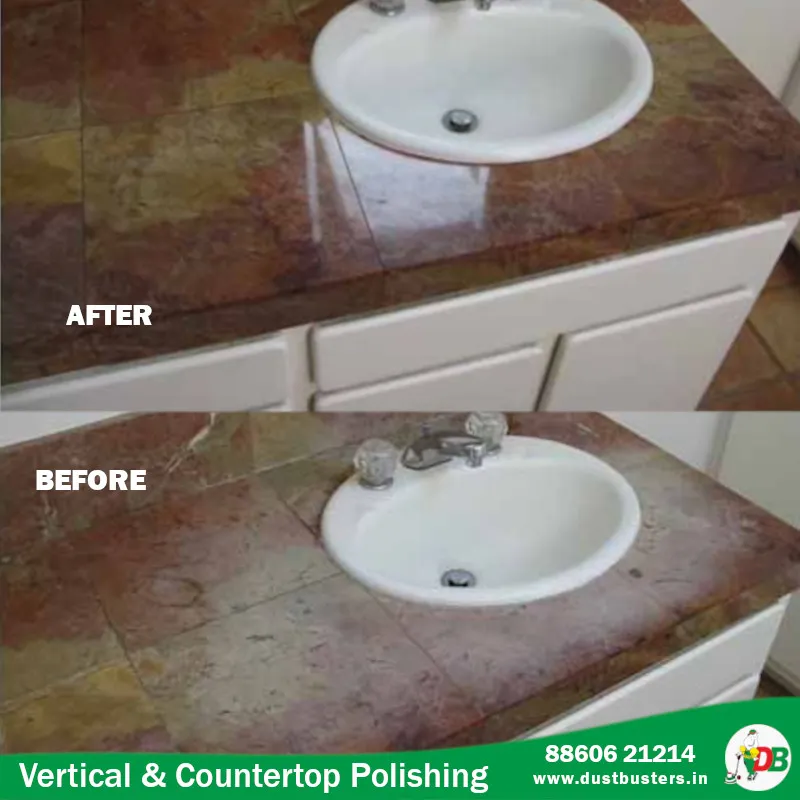 Granite and Marble Countertop Polishing Services by DustBusters in Gurgaon, Delhi, Noida
