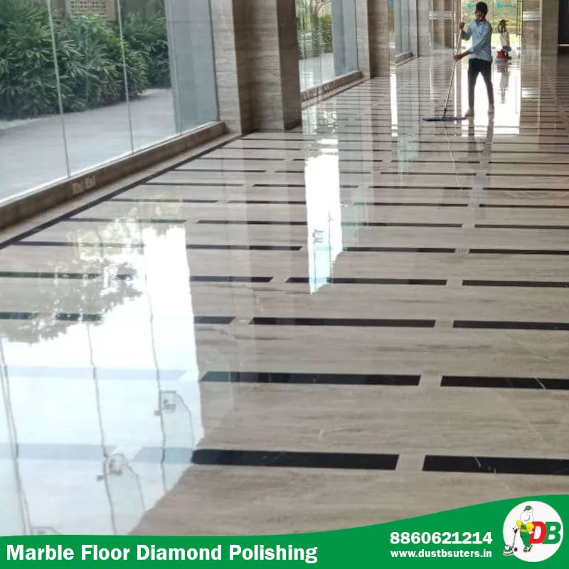 Diamond Floor Polishing by DustBusters in Gurgaon, Delhi, Noida
