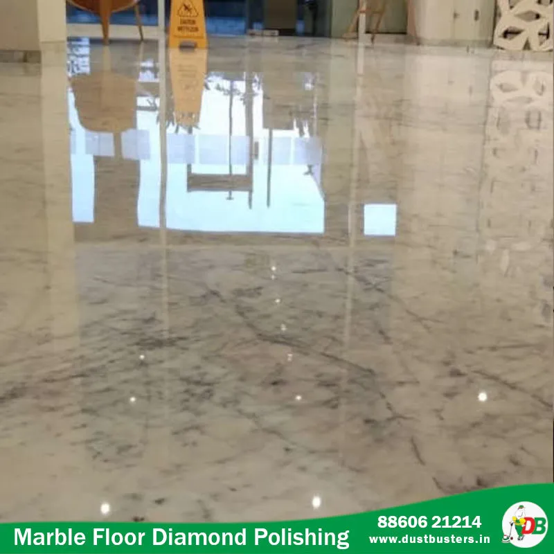 Marble Diamond polishing service for office buildings in Gurugram