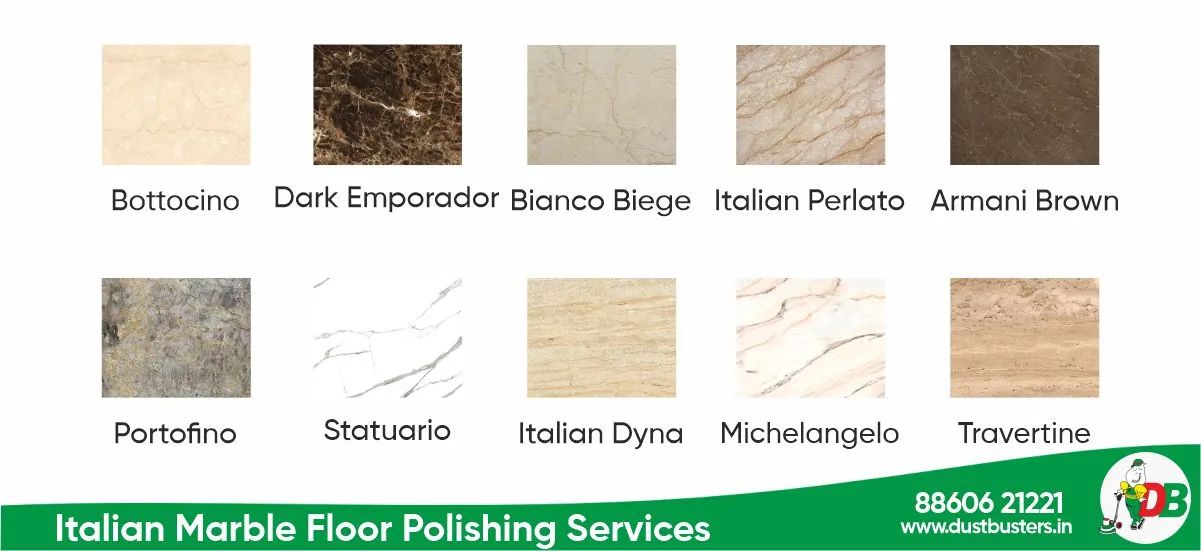 tpyes of italian marble floors DustBusters polish